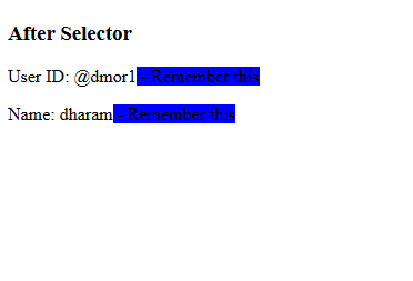 css-after-selector