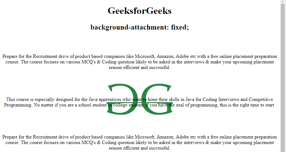 css-background-attachment-property