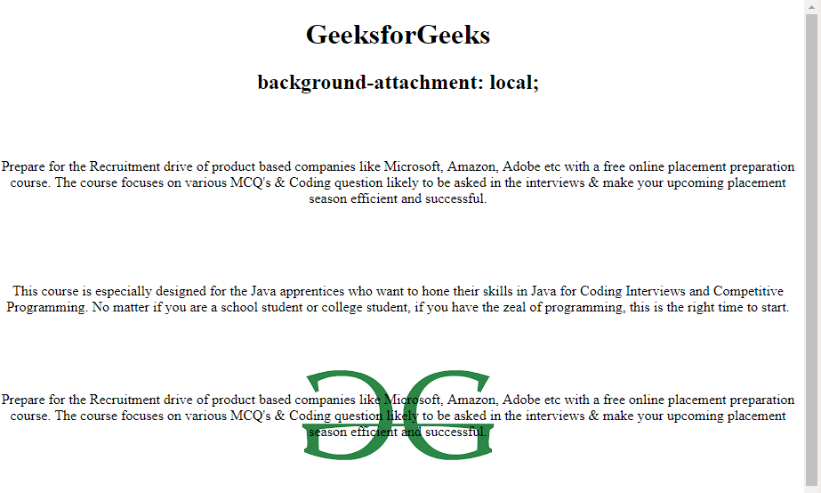 css-background-attachment-property