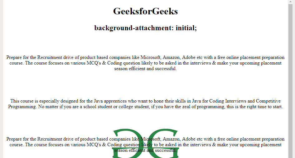 css-background-attachment-property