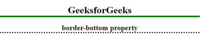 css-border-bottom-property