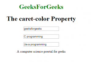 css-caret-color-property