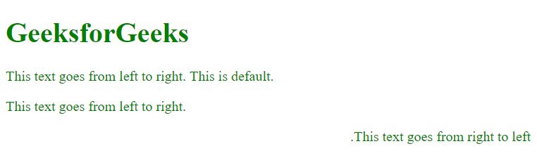 css-direction-property