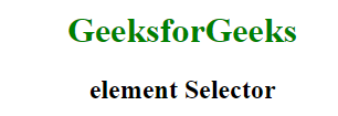 css-element-selector