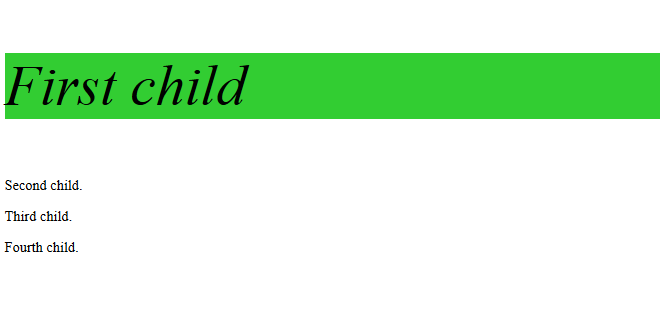 css-first-of-type-selector