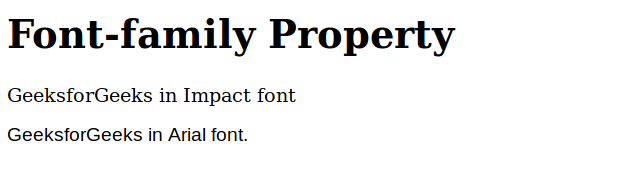 css-font-family-property