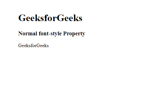 css-font-style-property