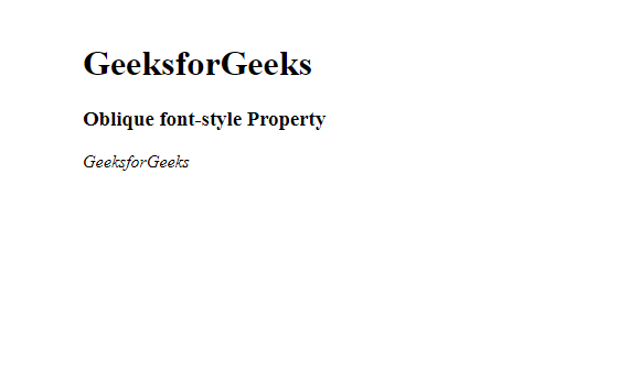 css-font-style-property