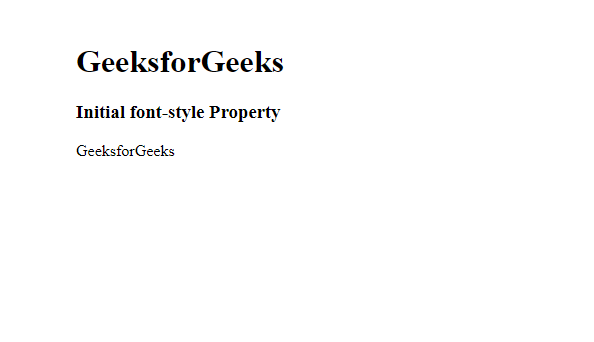 css-font-style-property