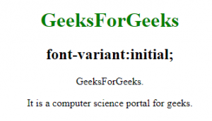 css-font-variant-property