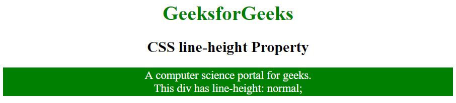 css-line-height-property