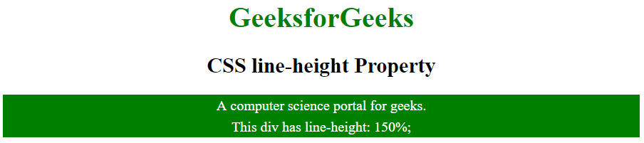 css-line-height-property