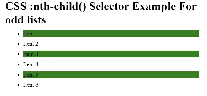 css-nth-child-selector