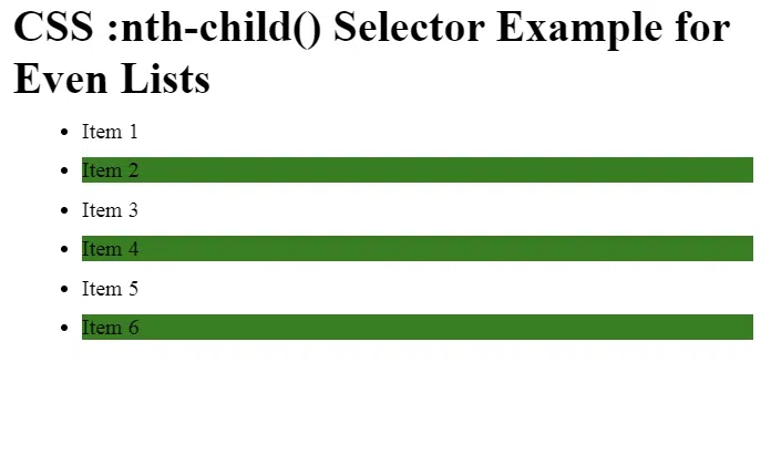 css-nth-child-selector
