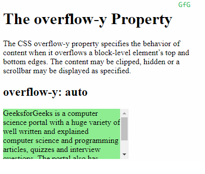css-overflow-y-property