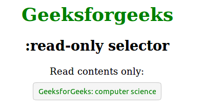 css-read-only-selector
