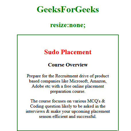 css-resize-property