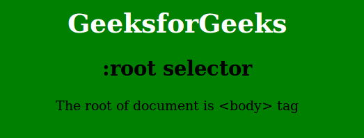 css-root-selector