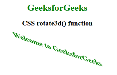 css-rotate3d-function