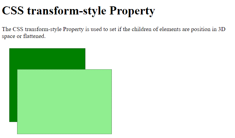 css-transform-style-property
