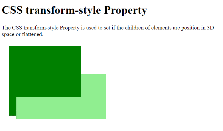 css-transform-style-property