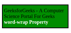 css-word-wrap-property