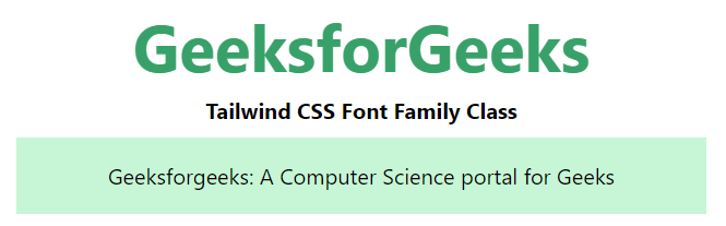 tailwind-css-font-family
