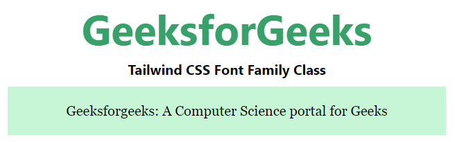 tailwind-css-font-family