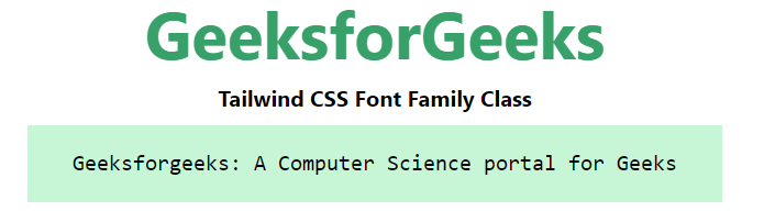 tailwind-css-font-family