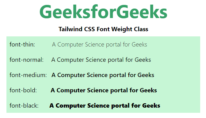 tailwind-css-font-weight
