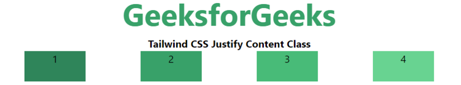tailwind-css-justify-content