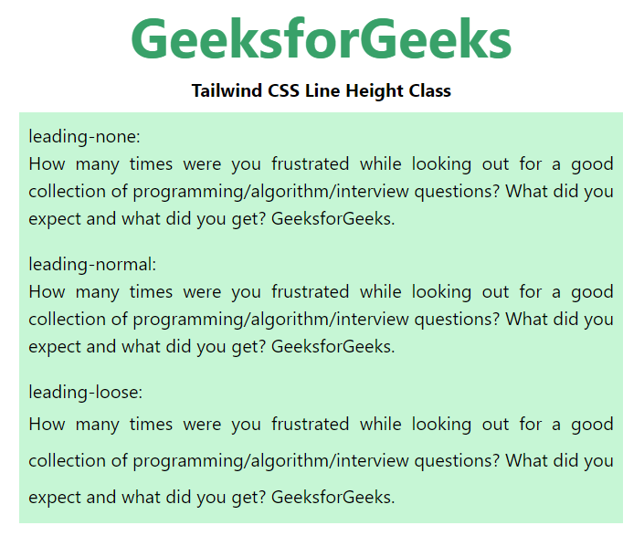 tailwind-css-line-height