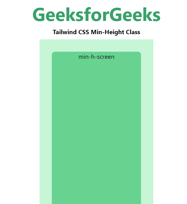 tailwind-css-min-height