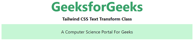 tailwind-css-text-transform