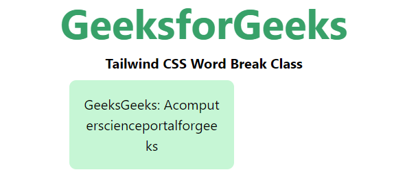 tailwind-css-word-break
